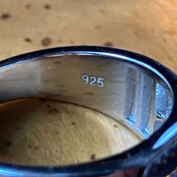 Natural Color Changing Fluorite Sterling Silver Ring Size 7 - Picture 7 of 11